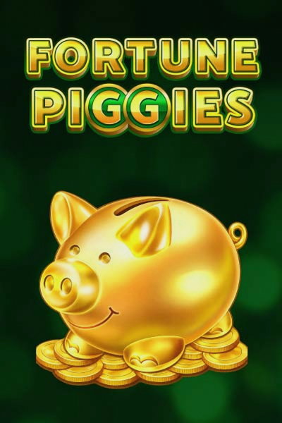 Omslag til spilleautomaten Fortune Piggies i Casinova Casinos lobby