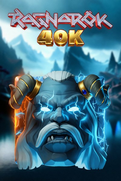 Omslag til spilleautomaten Ragnarok 40K i lobbyen hos Casinova Casino
